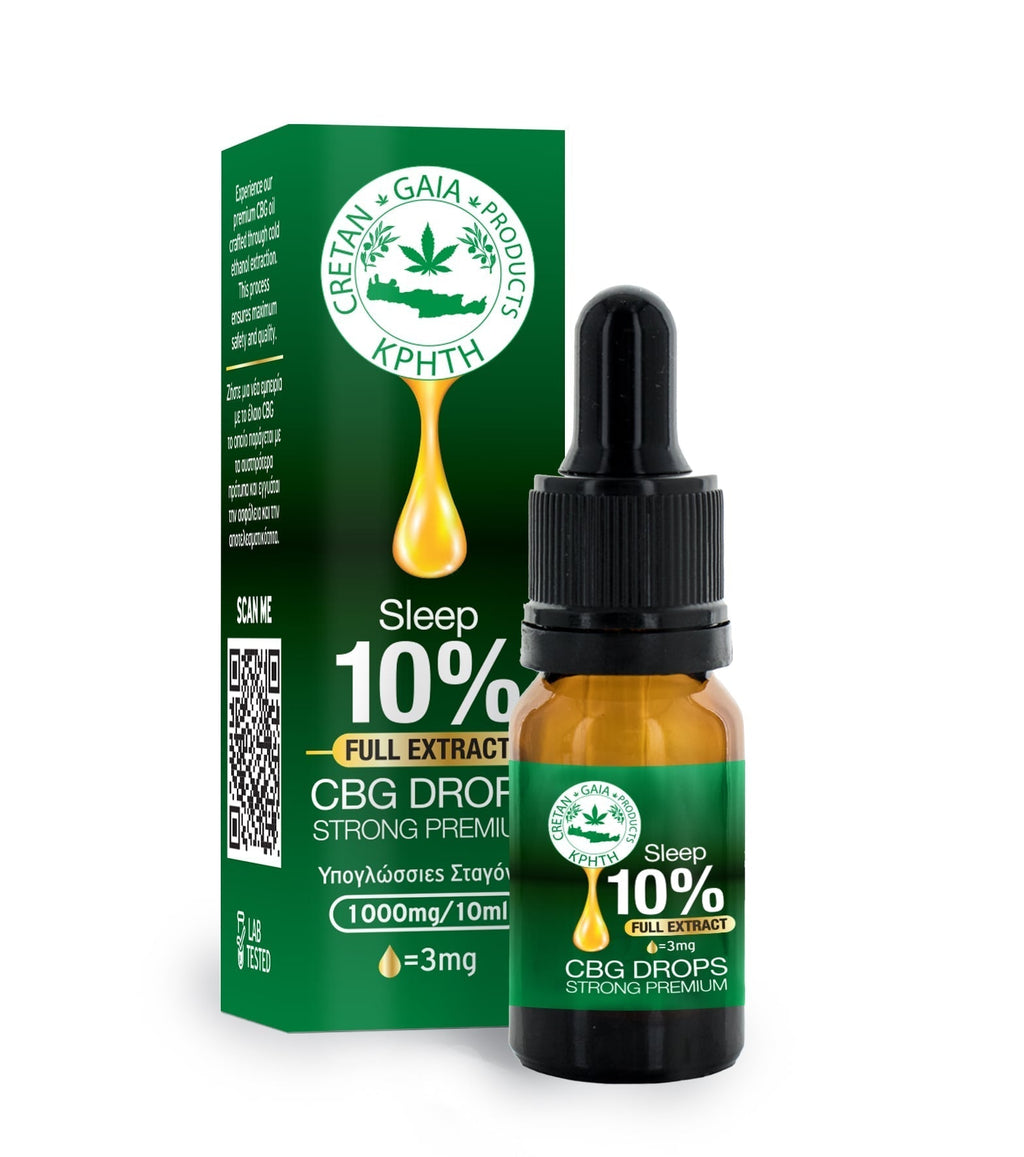 Cretan Gaia Broad Extract Cannabis Oil – 10% CBG, 10ml