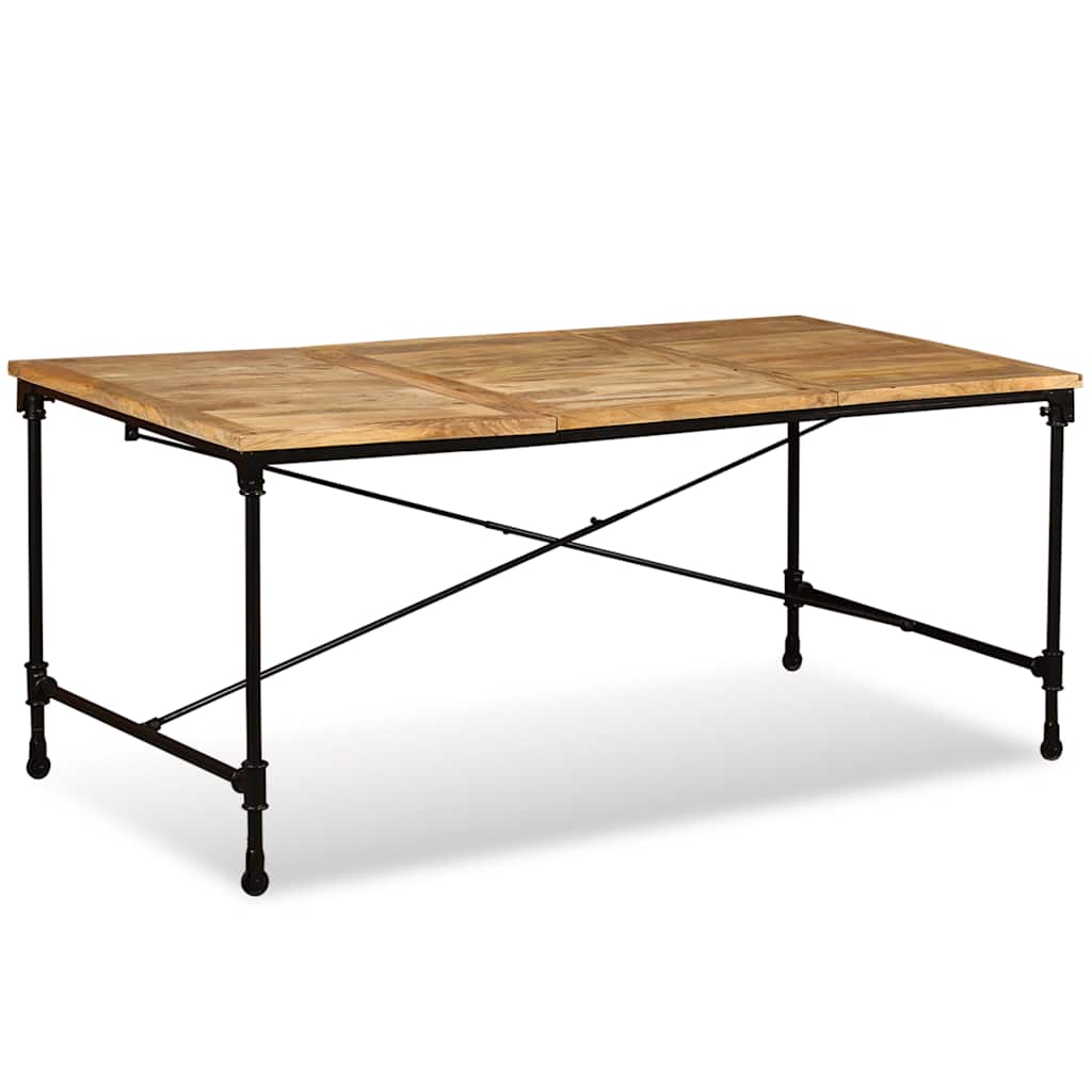 Τραπεζαρία 180 εκ. από Μασίφ Ξύλο Μάνγκο