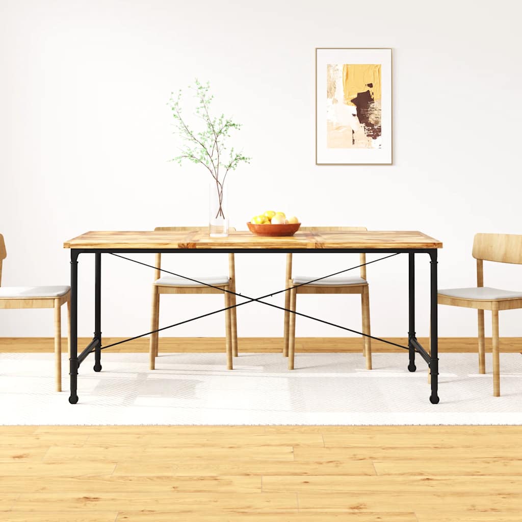Τραπεζαρία 180 εκ. από Μασίφ Ξύλο Μάνγκο