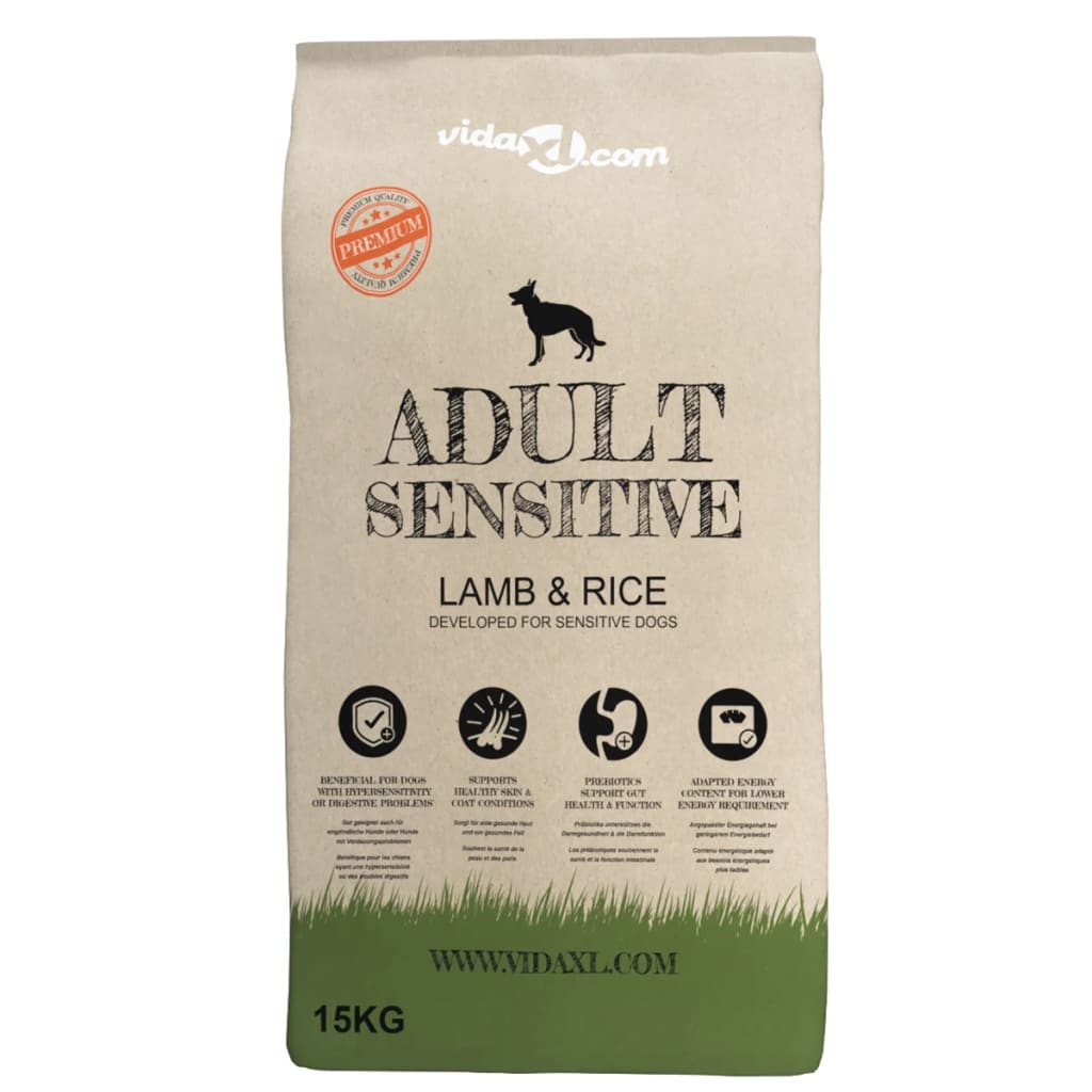 Ξηρά Τροφή Σκύλων Premium Adult Sensitive Lamb & Rice 15 κ.