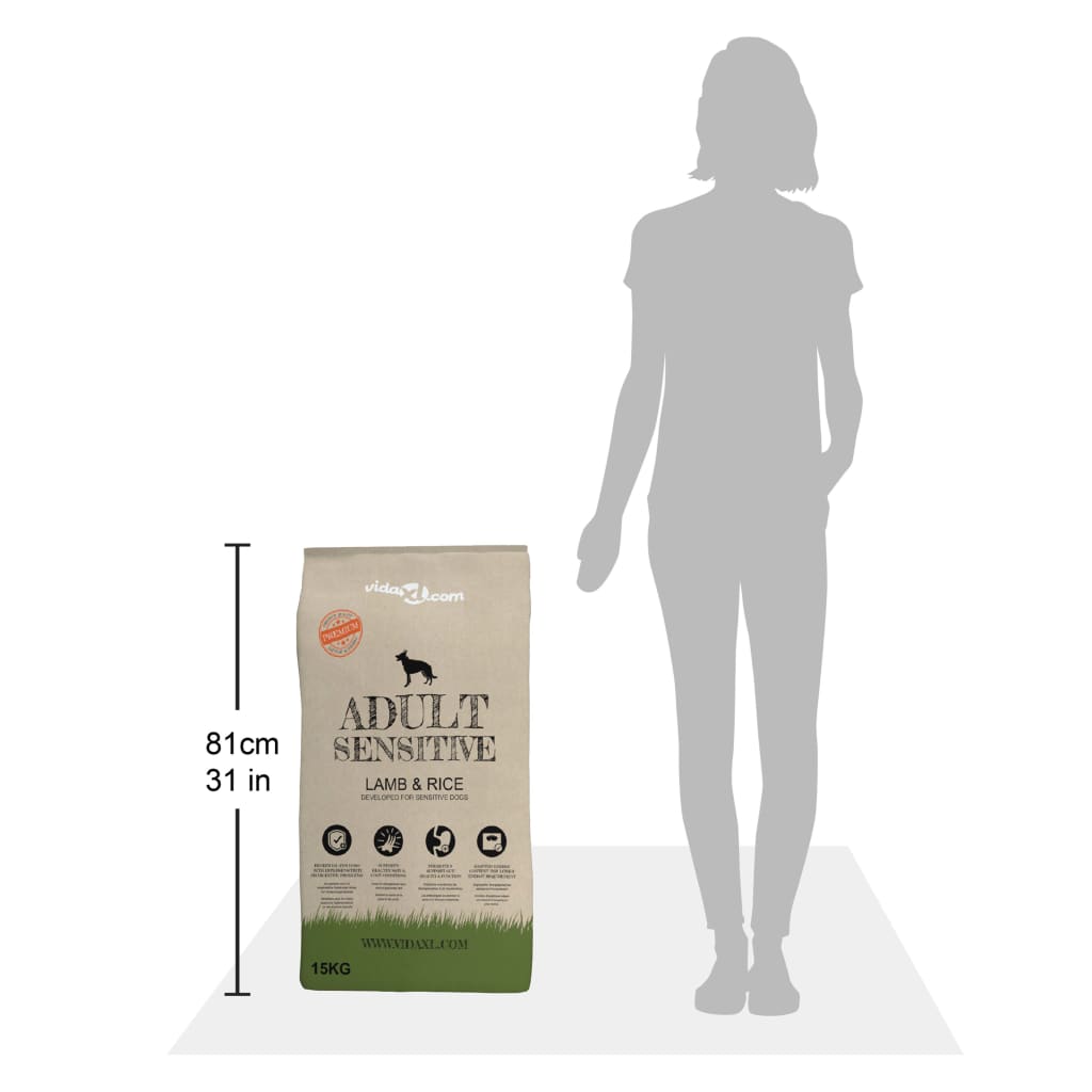 Ξηρά Τροφή Σκύλων Premium Adult Sensitive Lamb & Rice 15 κ.