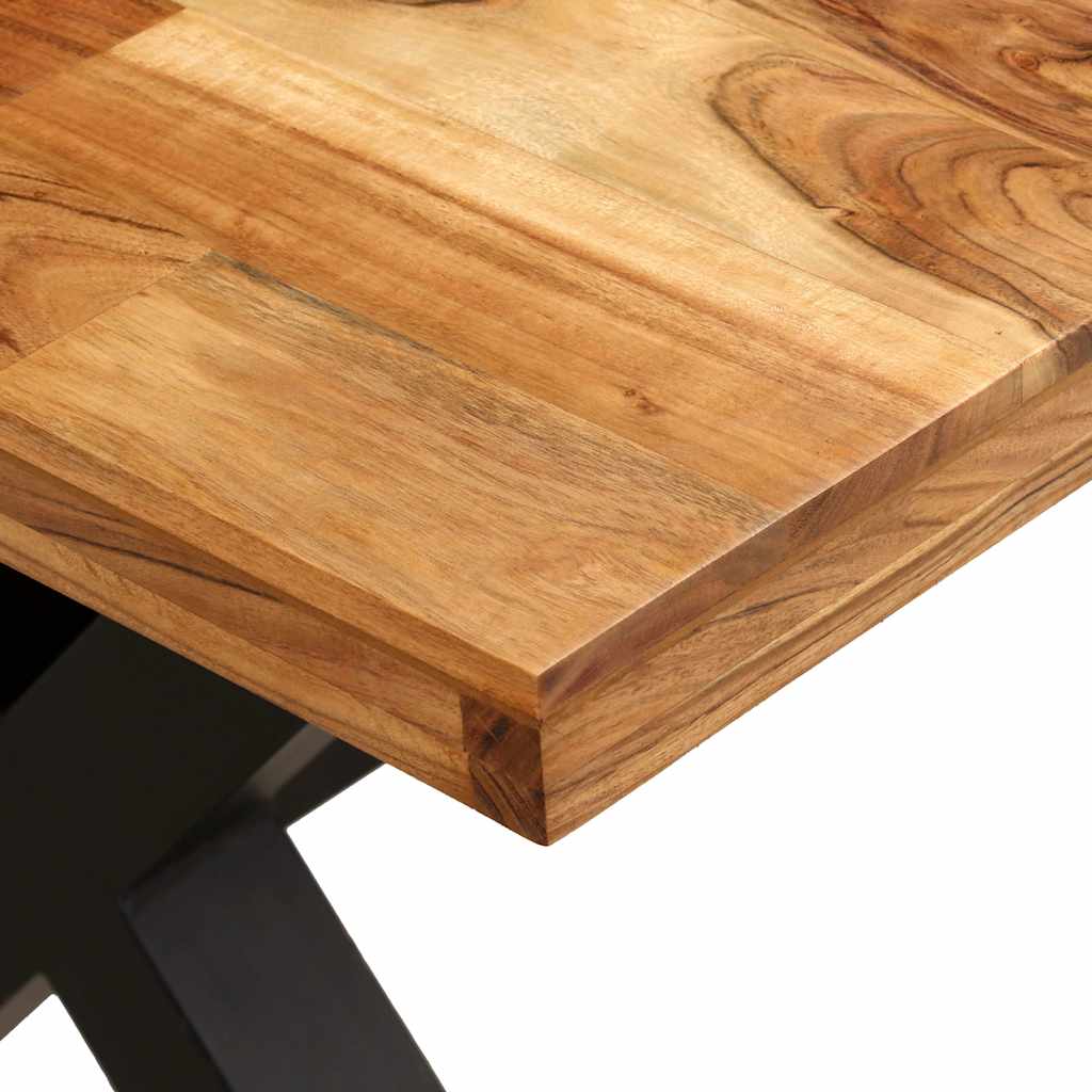 Τραπεζαρία 180x90x76 εκ. από Μασίφ Ξύλο Ακακίας και Μάνγκο
