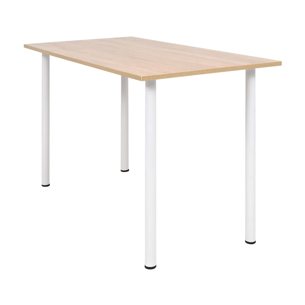 Τραπεζαρία Χρώμα Δρυός και Λευκό 120 x 60 x 73 εκ.