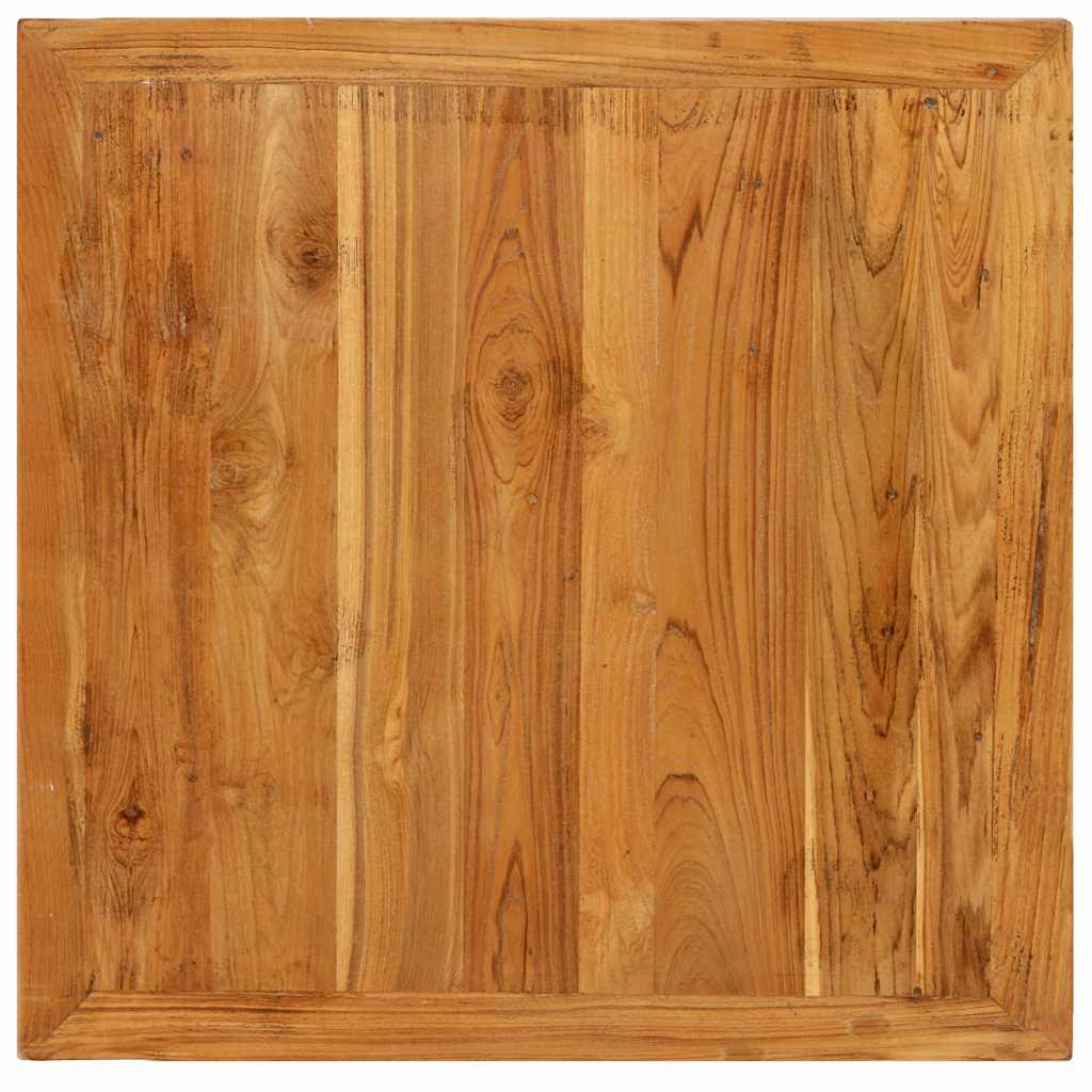 Τραπέζι Μπαρ 60x60x107 εκ. από Μασίφ Ανακυκλωμένο Ξύλο Teak