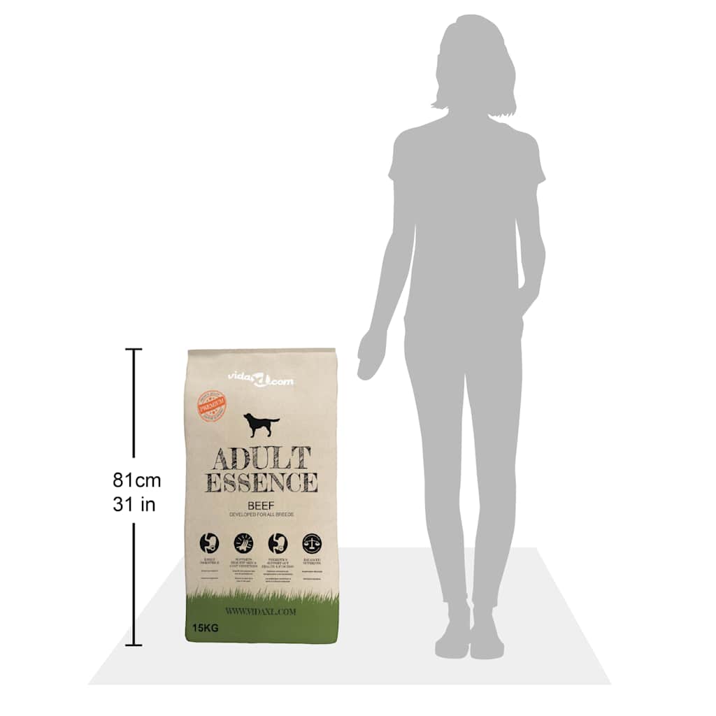 Ξηρά Τροφή Σκύλων Premium Adult Essence Beef 2 τεμ. 30 κ.