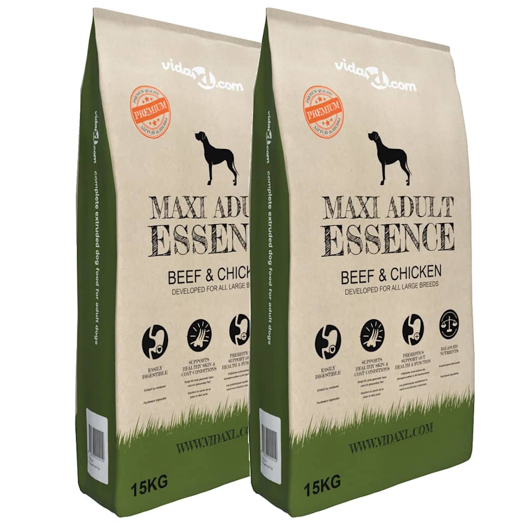 Ξηρά Τροφή Σκύλων Premium Maxi Adult Essence Beef & Chicken 30κ