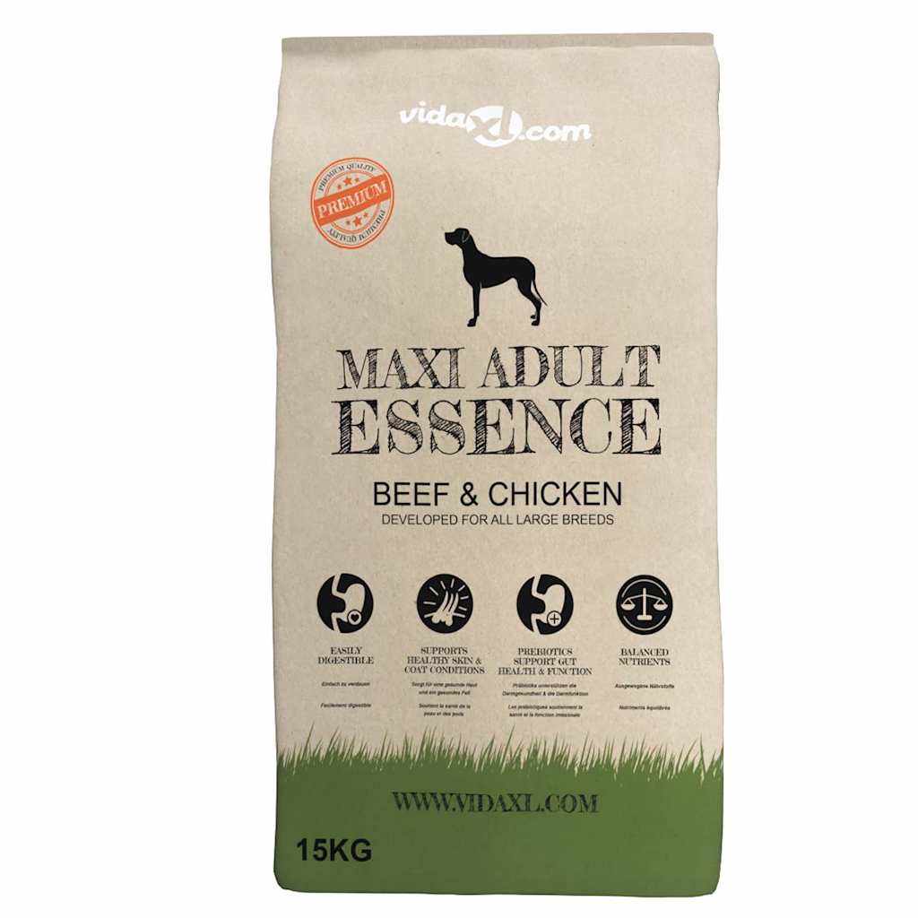 Ξηρά Τροφή Σκύλων Premium Maxi Adult Essence Beef & Chicken 30κ