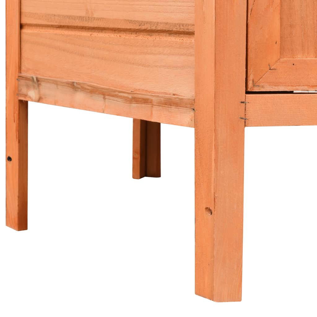 Κοτέτσι 126 x 117 x 125 εκ. από Μασίφ Ξύλο Πεύκου και Ελάτης
