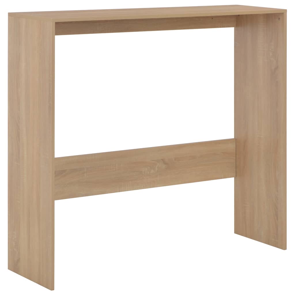 Τραπέζι Μπαρ με 2 Επιφάνειες Χρώμα Δρυός 130 x 40 x 120 εκ.