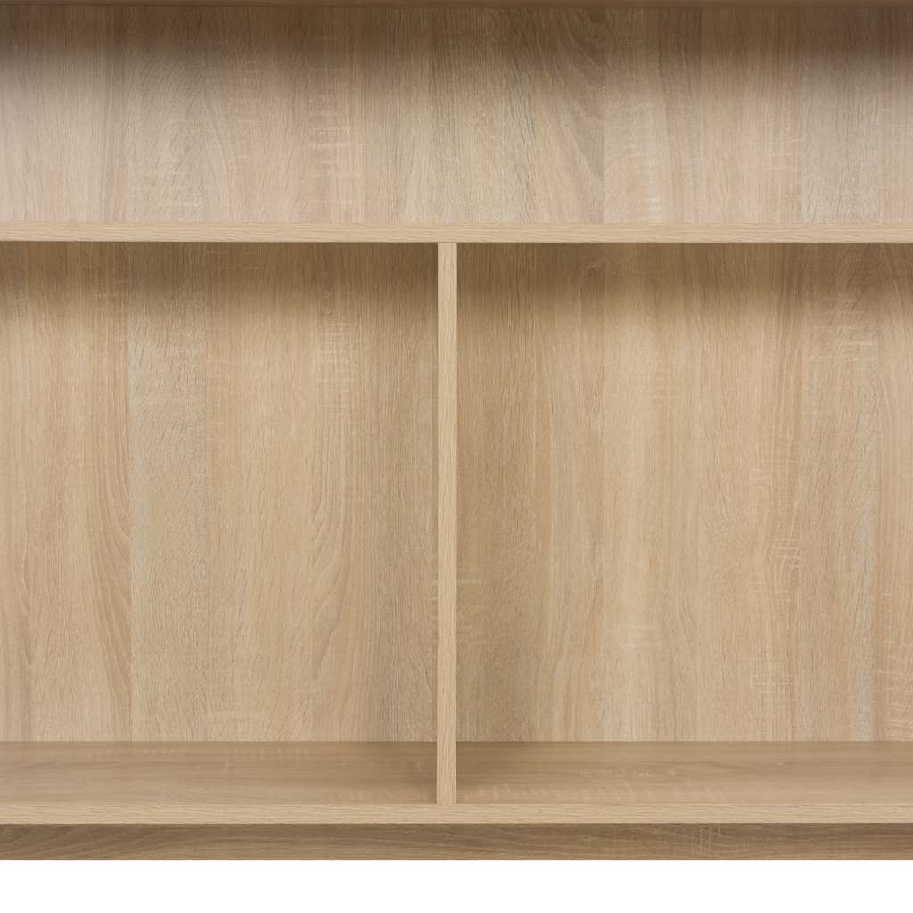 Τραπέζι Μπαρ με 2 Επιφάνειες Χρώμα Δρυός 130 x 40 x 120 εκ.