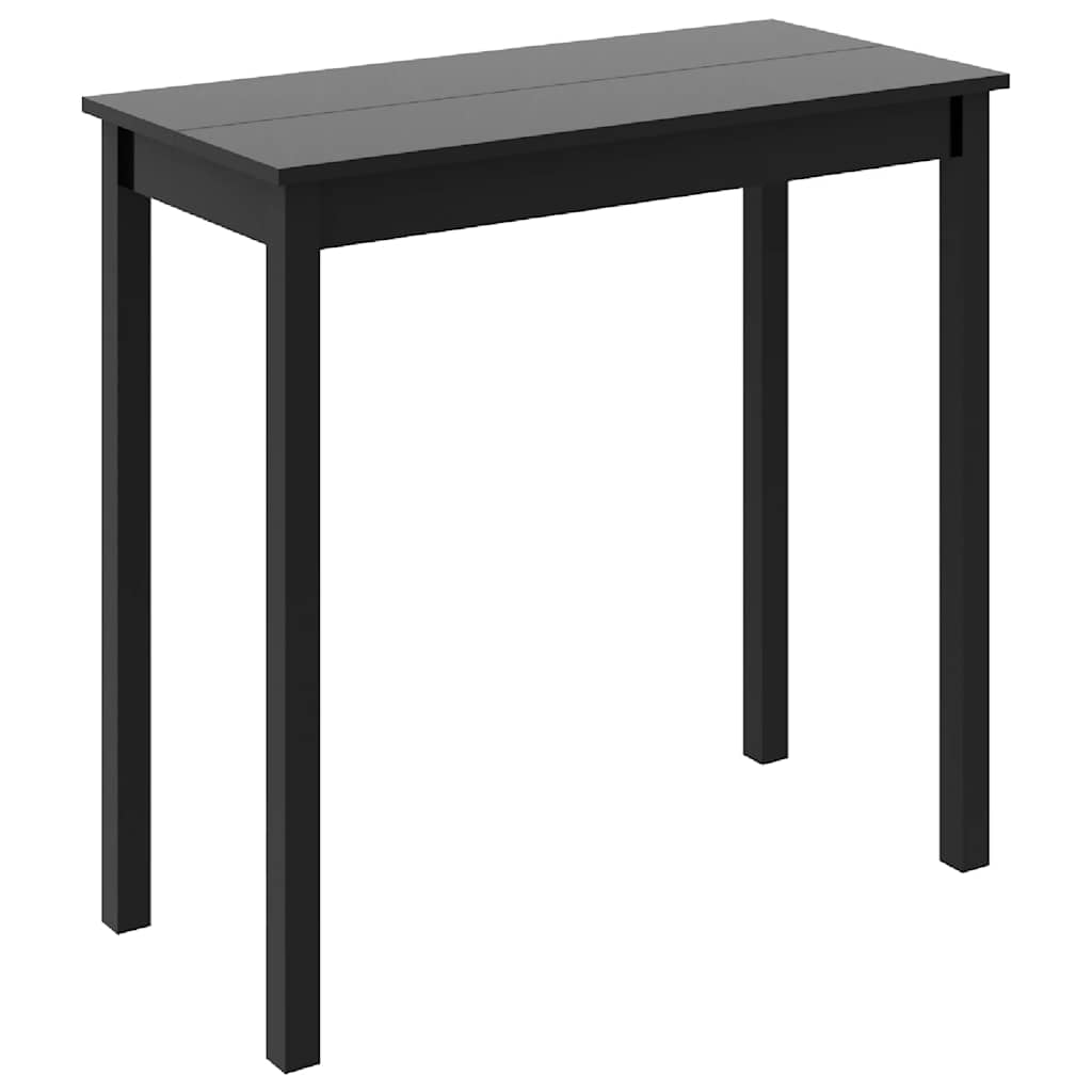 Τραπέζι Μπαρ Μαύρο 115 x 55 x 107 εκ. από MDF