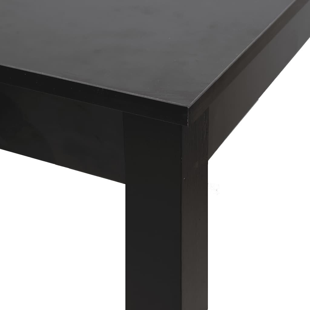 Τραπέζι Μπαρ Μαύρο 115 x 55 x 107 εκ. από MDF