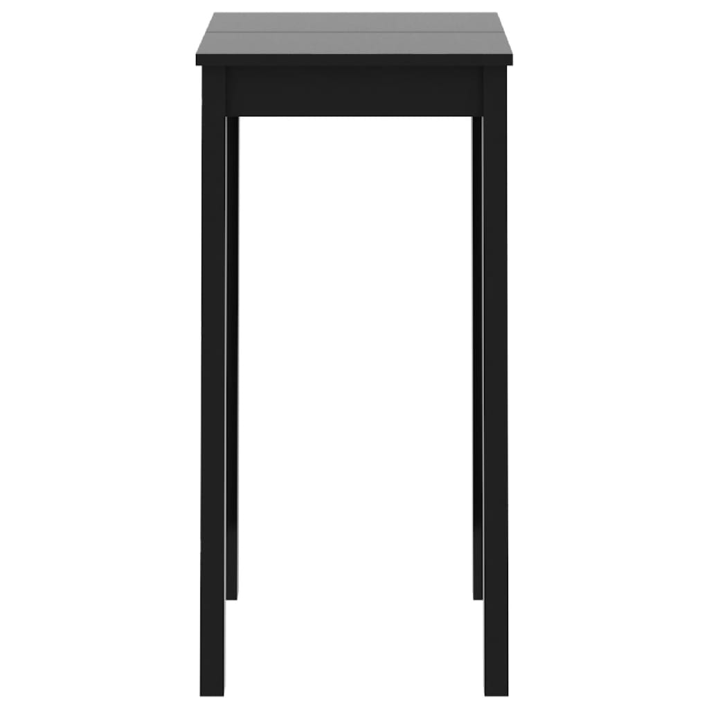Τραπέζι Μπαρ Μαύρο 55 x 55 x 107 εκ. από MDF