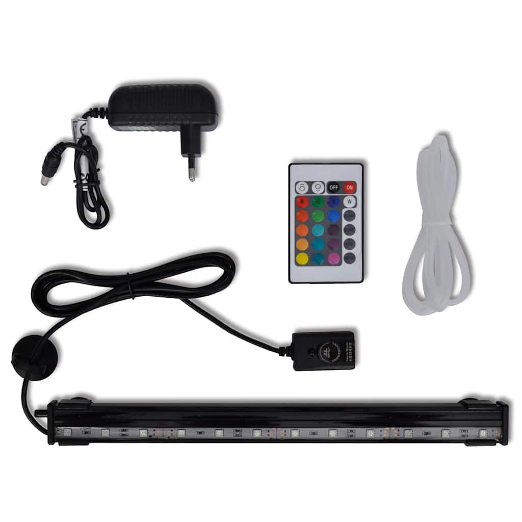 Λάμπα/Μπάρα Υποβρύχια Ενυδρείου LED RGB 32 εκ. με Φυσαλίδες