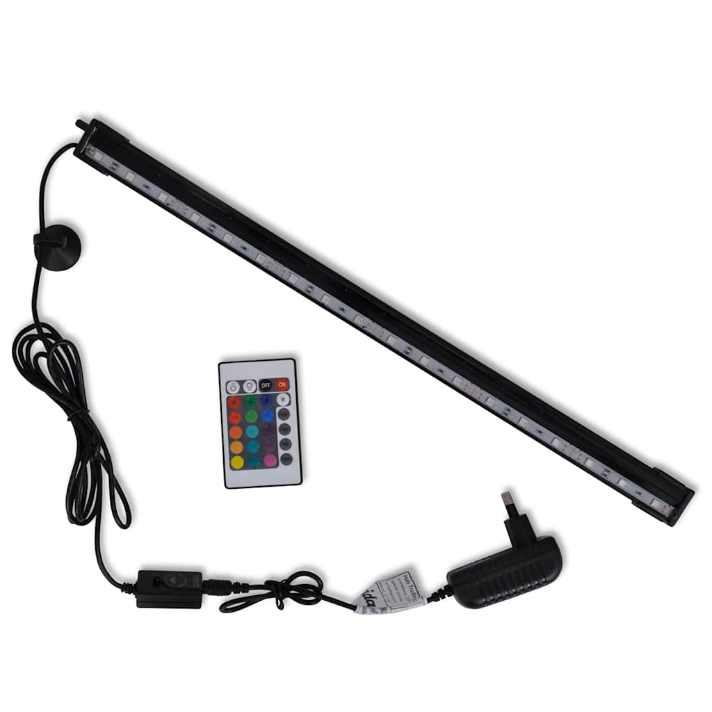 Λάμπα/Μπάρα Ενυδρείου LED RGB 48 εκ. με Φυσαλίδες