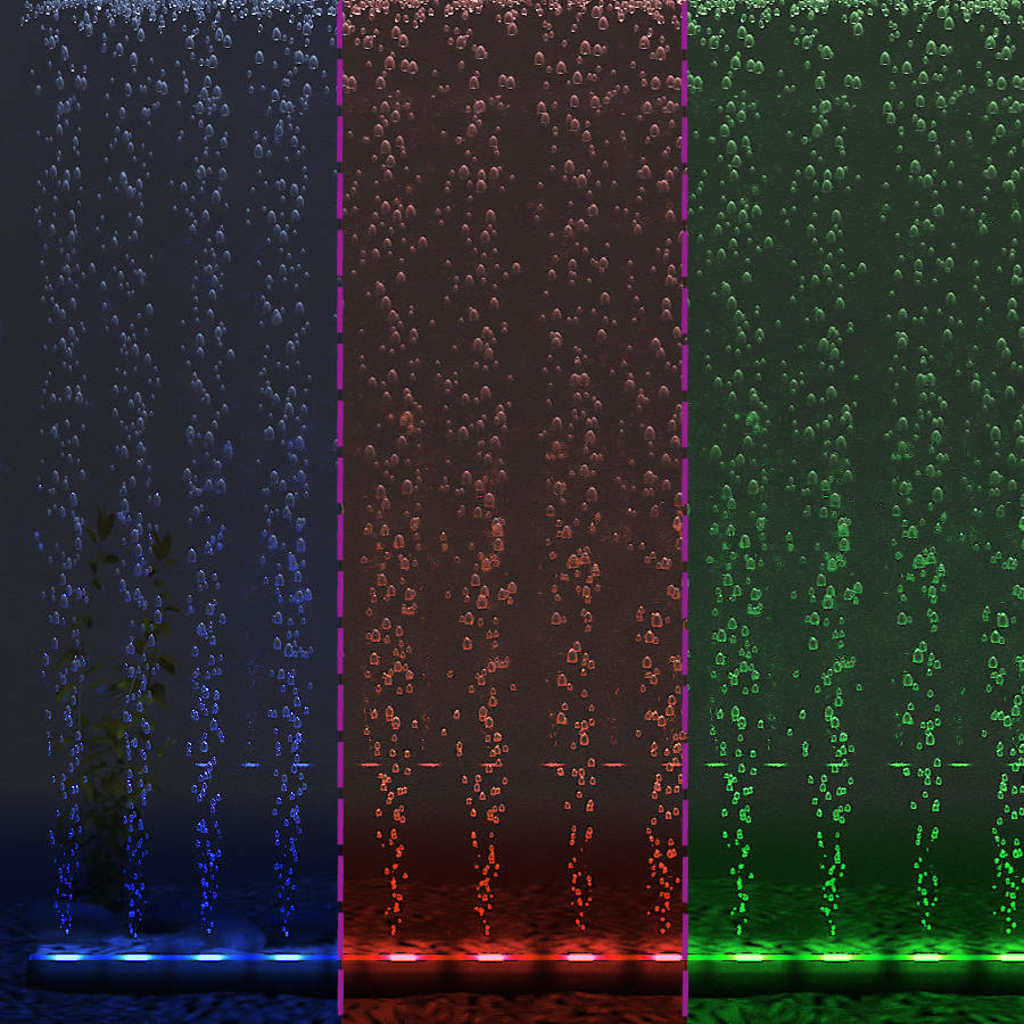 Λάμπα/Μπάρα Ενυδρείου LED RGB 71 εκ. με Φυσαλίδες
