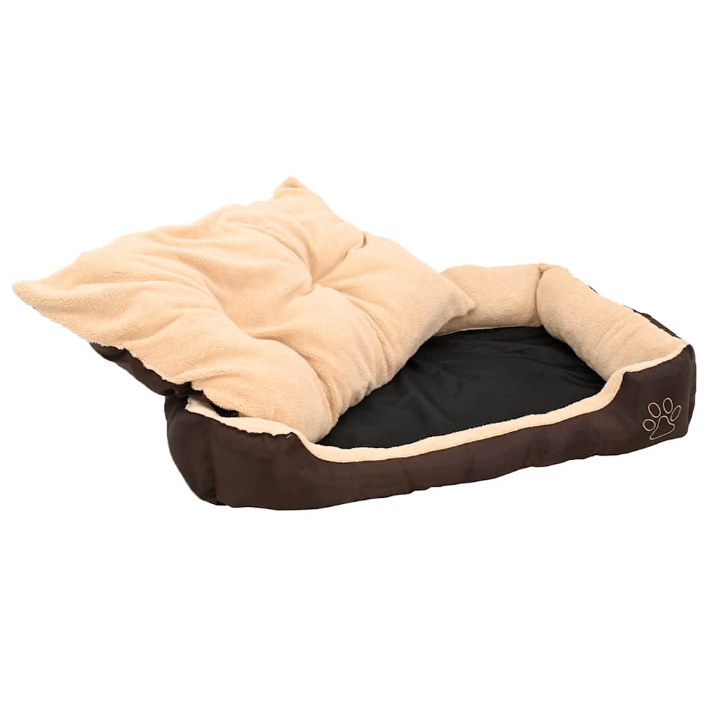 Κρεβάτι Σκύλου Ζεστό με Επενδυμένο Μαξιλάρι L