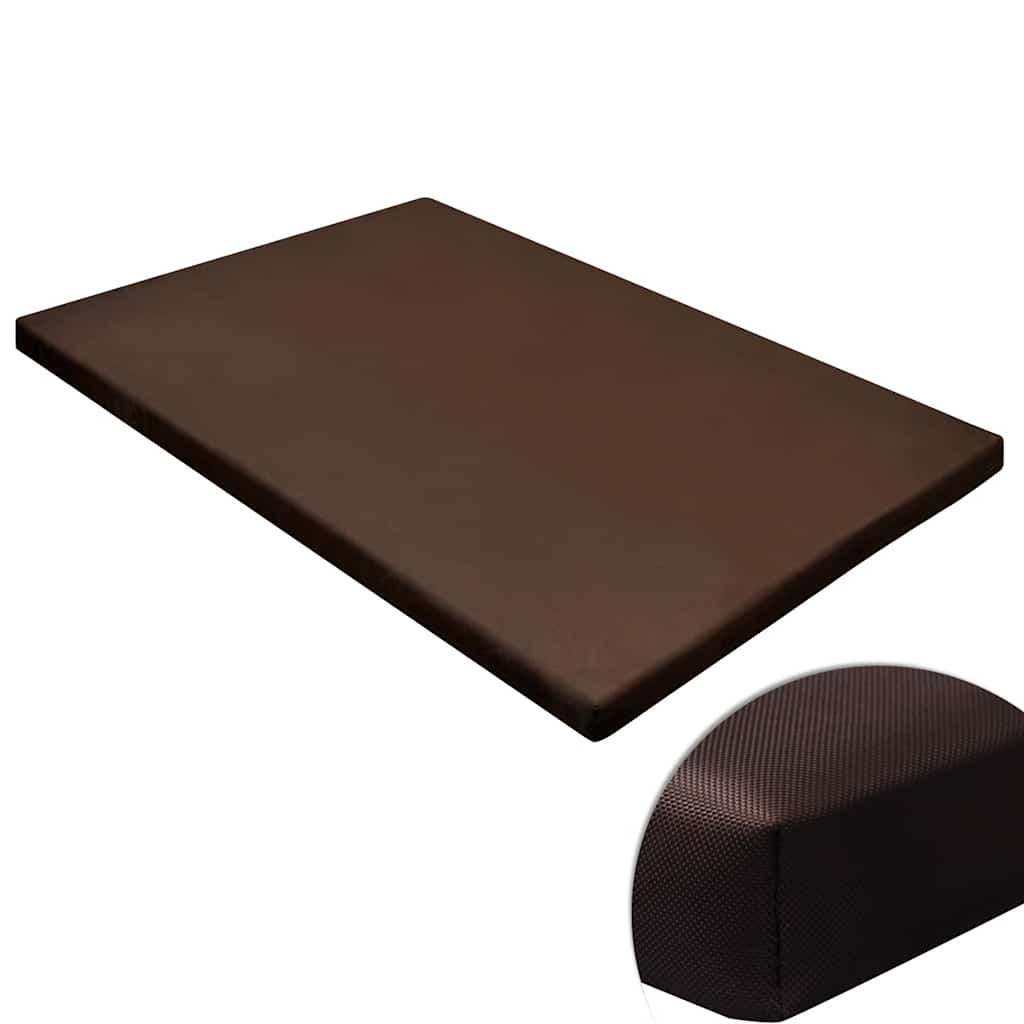 Brown dog mat 80 x 60 cm for dogs and cats