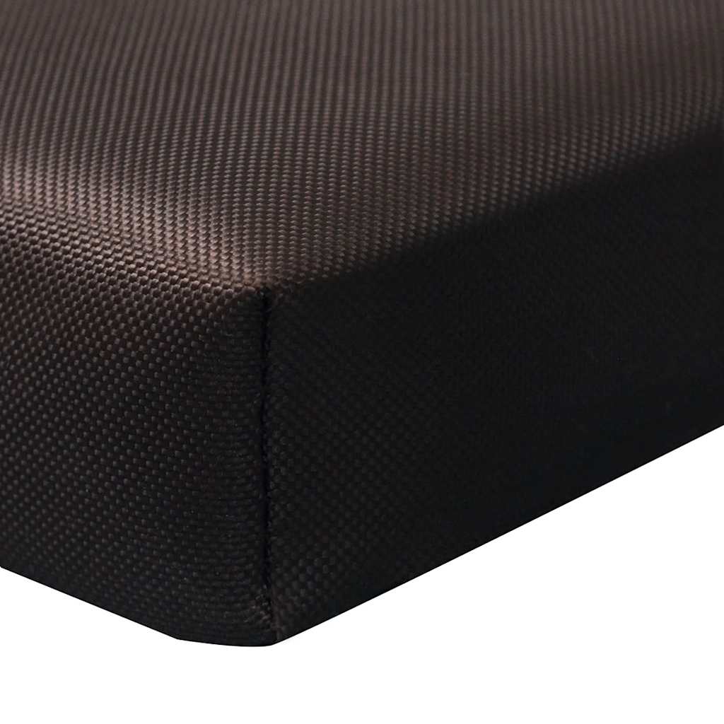 Soft brown fabric and foam edge of dog mat