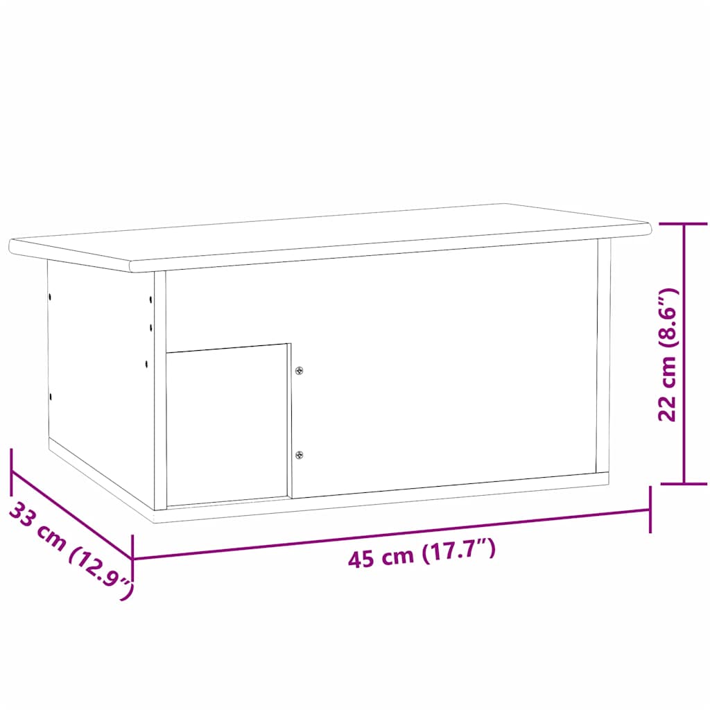 Σπίτι Σκαντζόχοιρου 45 x 33 x 22 εκ. Ξύλινο