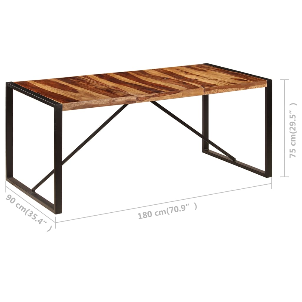 Τραπεζαρία 180 x 90 x 75 εκ. από Μασίφ Ξύλο Ακακίας
