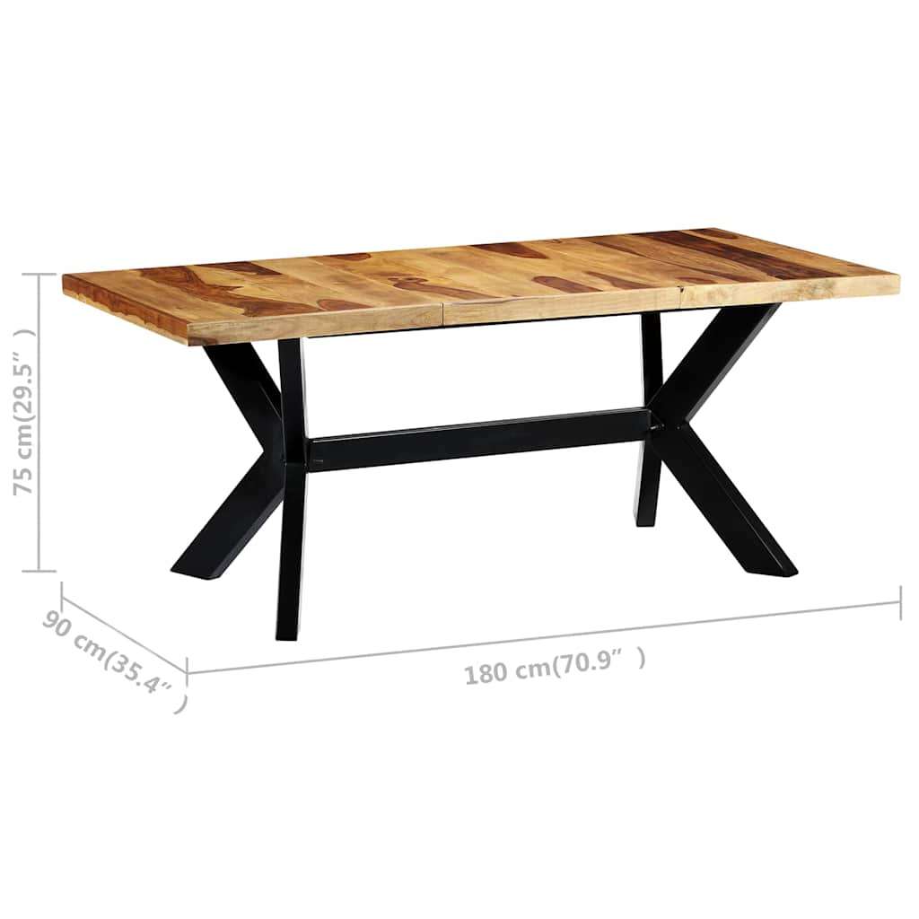 Τραπεζαρία 180 x 90 x 75 εκ. από Μασίφ Ξύλο Ακακίας