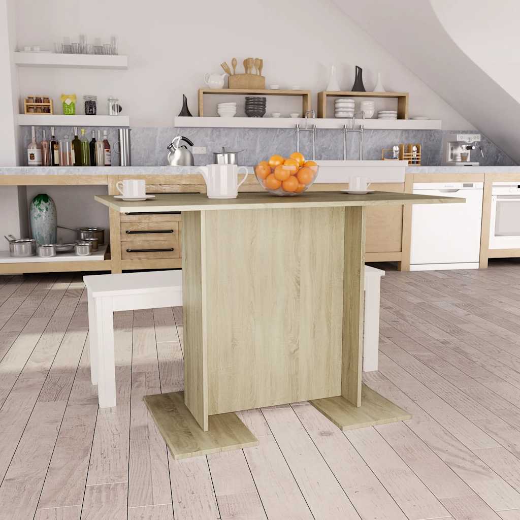 Τραπεζαρία Sonoma Δρυς 110 x 60 x 75 εκ. από Επεξ. Ξύλο