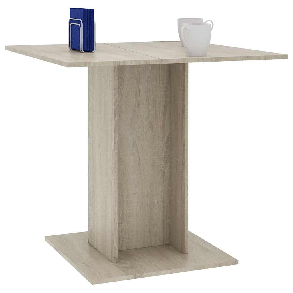 Τραπεζαρία Sonoma Δρυς 80 x 80 x 75 εκ. από Μοριοσανίδα