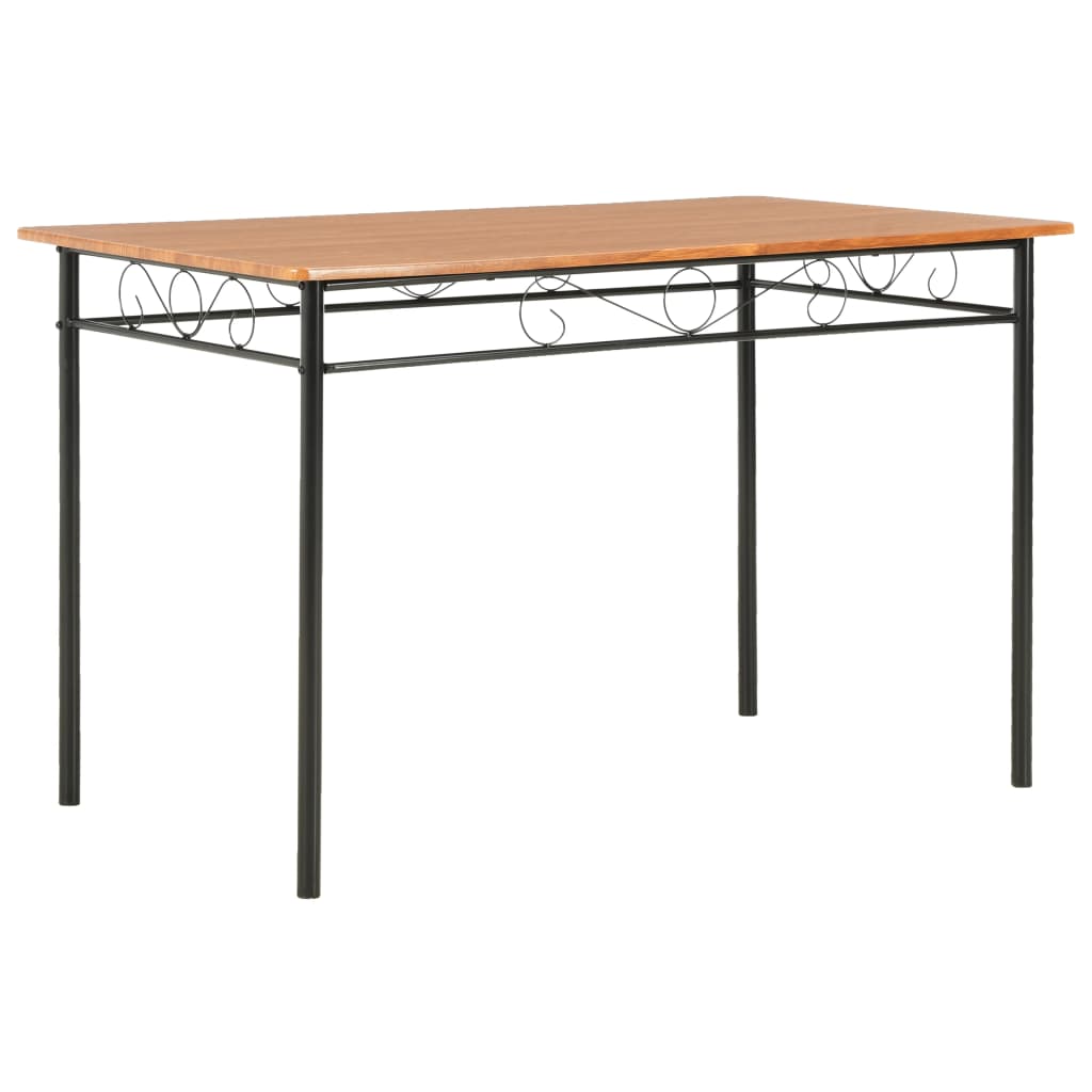 Τραπεζαρία Καφέ 120 x 70 x 75 εκ. από MDF
