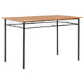 Τραπεζαρία Καφέ 120 x 70 x 75 εκ. από MDF
