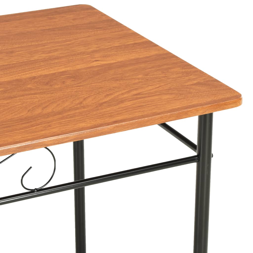 Τραπεζαρία Καφέ 120 x 70 x 75 εκ. από MDF