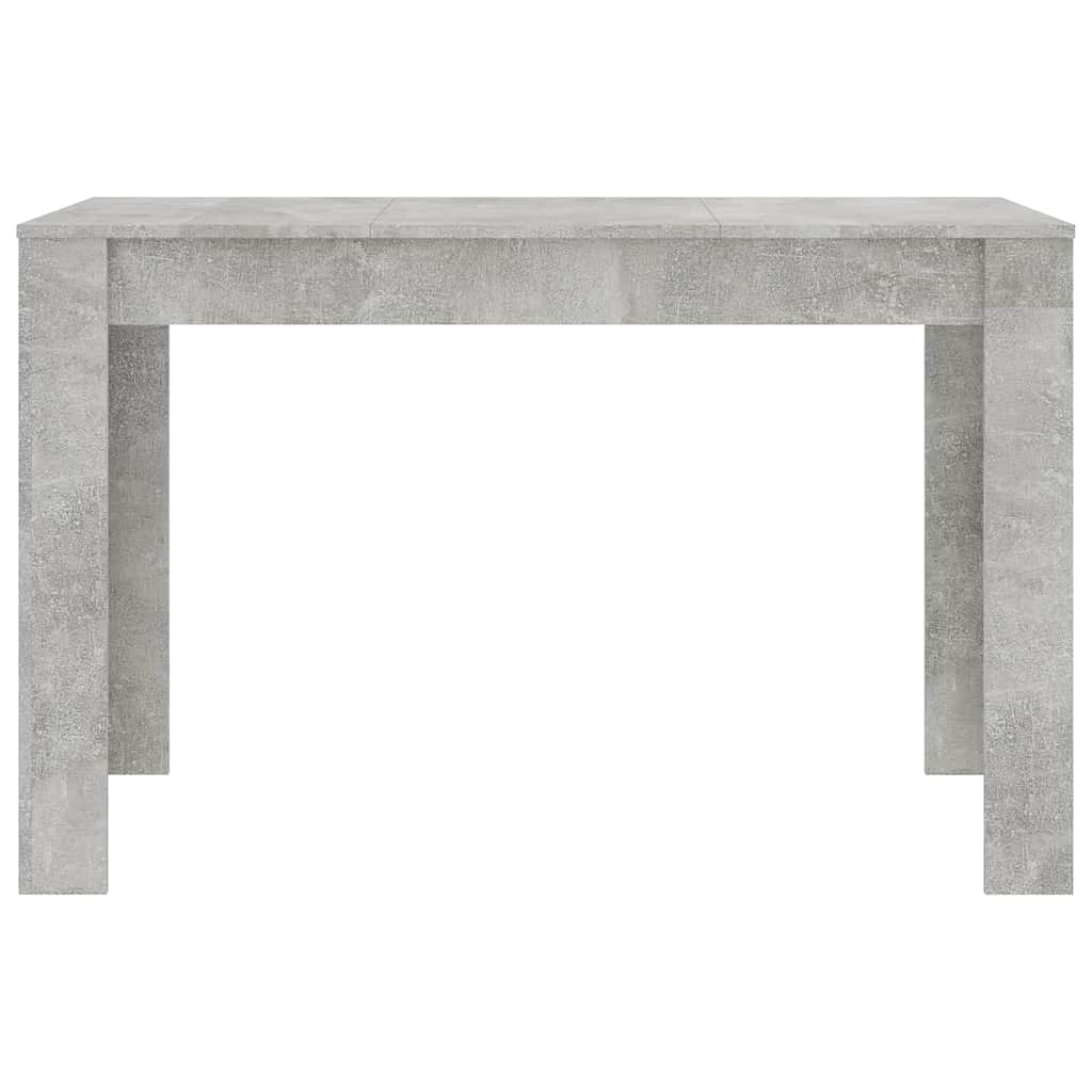 Τραπεζαρία Γκρι του Σκυροδέματος 120x60x76 εκ. από Επεξ. Ξύλο