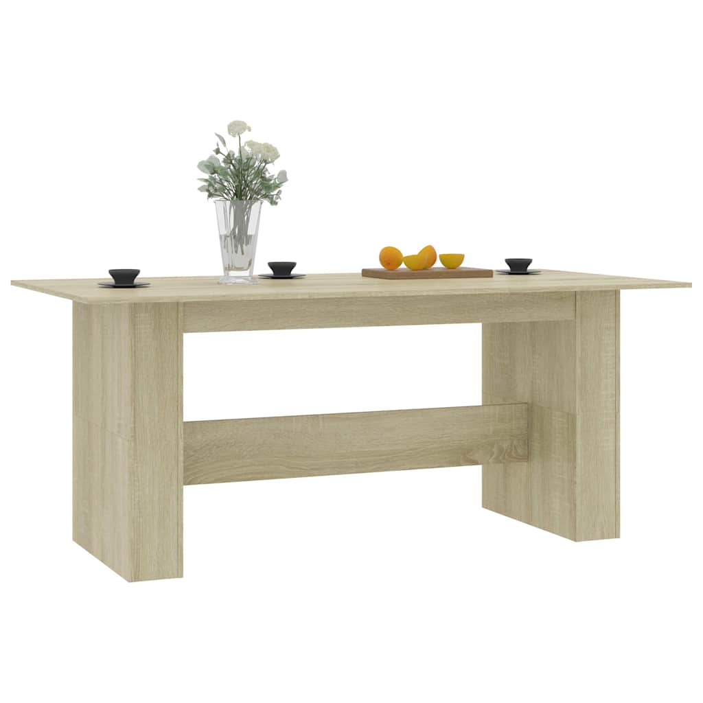 Τραπεζαρία Sonoma Δρυς 180 x 90 x 76 εκ. από Επεξ. Ξύλο
