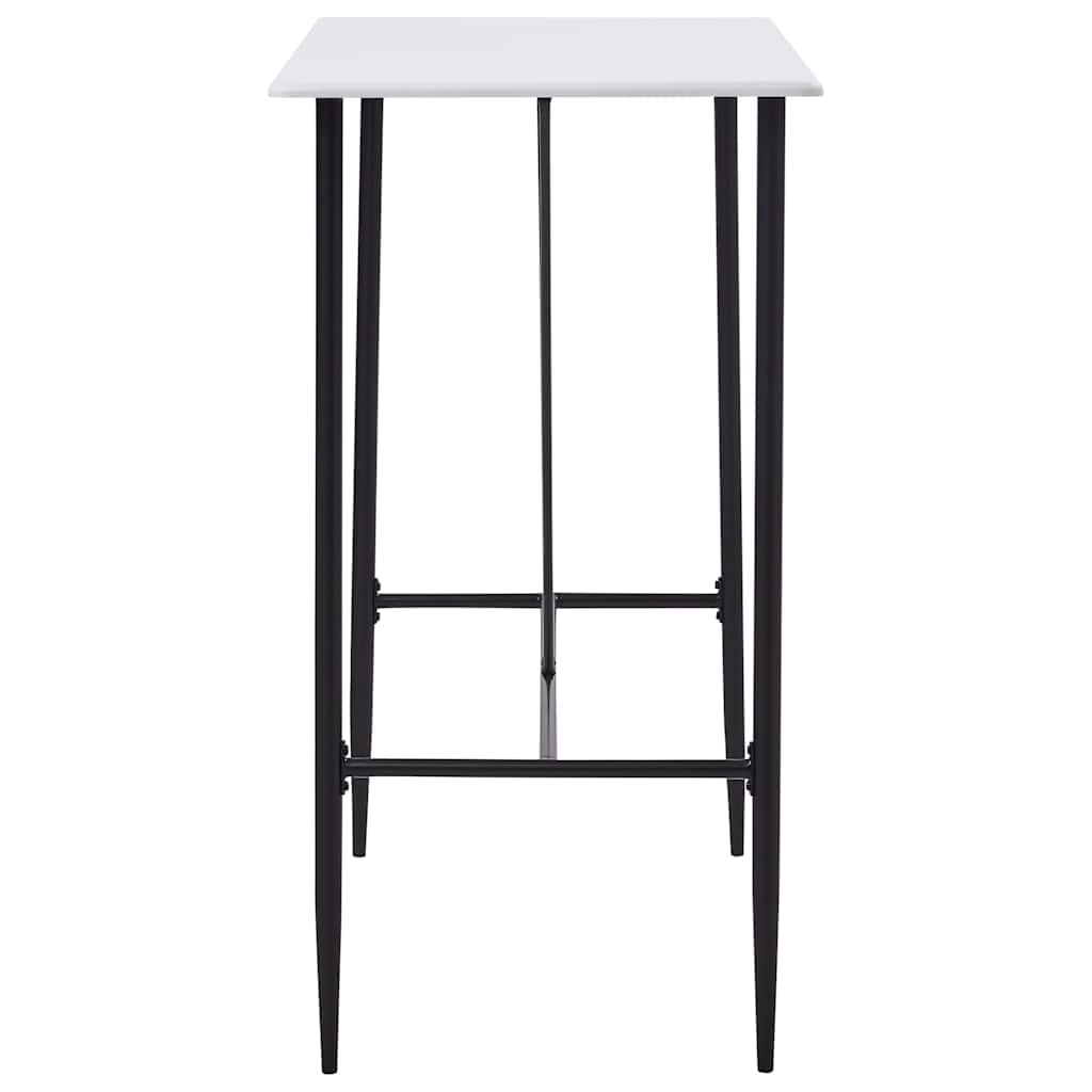 Τραπέζι Μπαρ Λευκό 120 x 60 x 110 εκ. από MDF