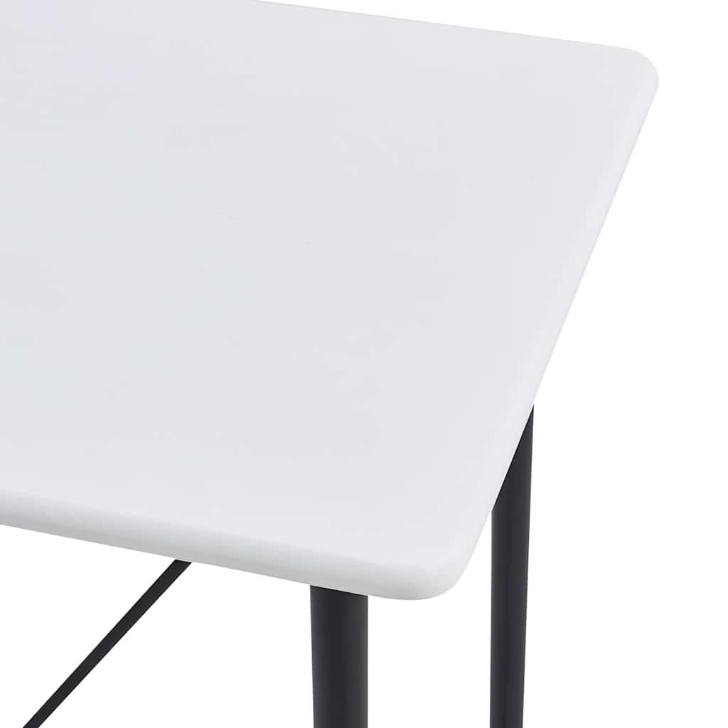 Τραπέζι Μπαρ Λευκό 120 x 60 x 110 εκ. από MDF