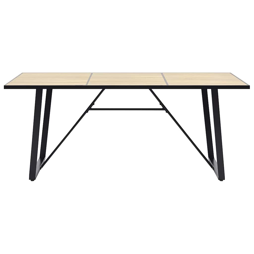 Τραπεζαρία Χρώμα Δρυός 200 x 100 x 75 εκ. από MDF