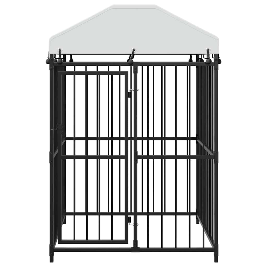 Κλουβί Σκύλου Εξωτερικού Χώρου 120 x 120 x 150 εκ. με Στέγαστρο