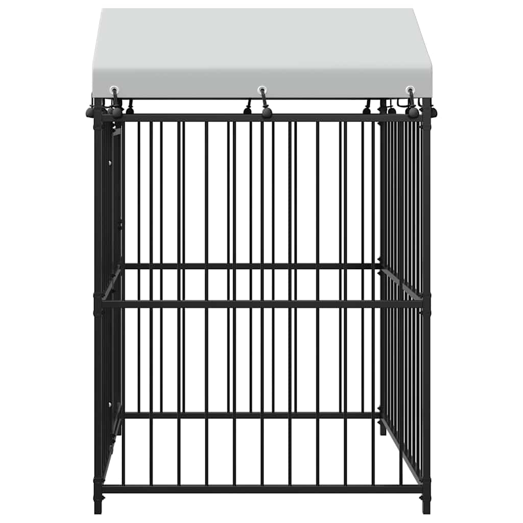 Κλουβί Σκύλου Εξωτερικού Χώρου 120 x 120 x 150 εκ. με Στέγαστρο
