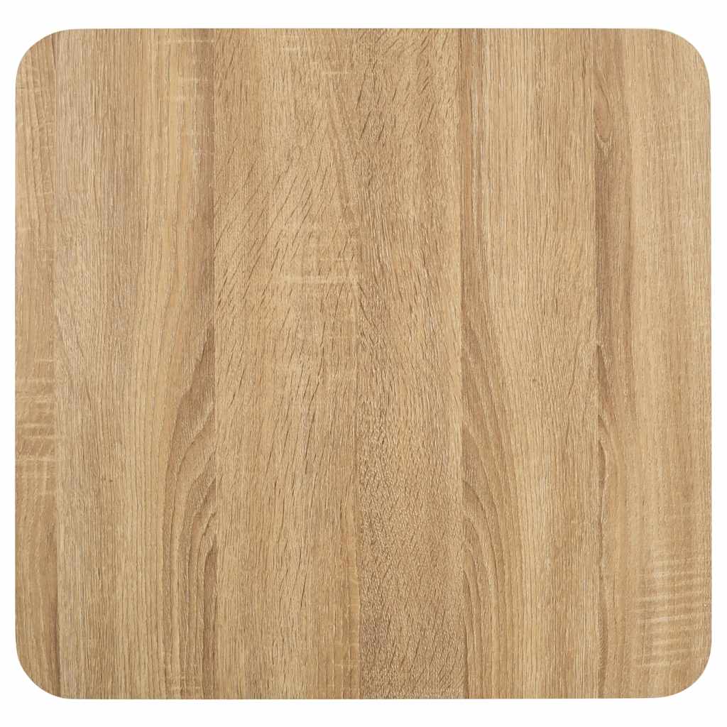 Τραπέζι Bistro Ανοιχτό Καφέ 50 x 50 εκ. από MDF