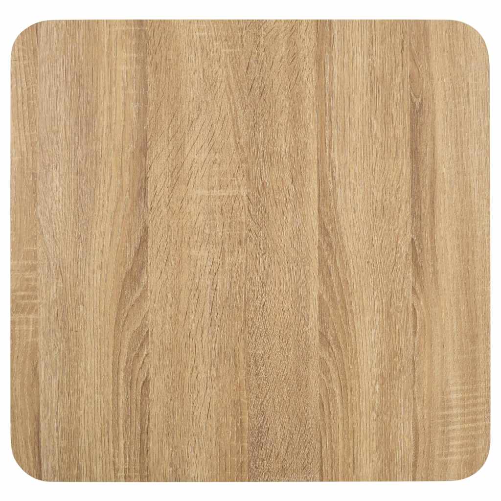 Τραπέζι Bistro Ανοιχτό Καφέ 50 x 50 εκ. από MDF