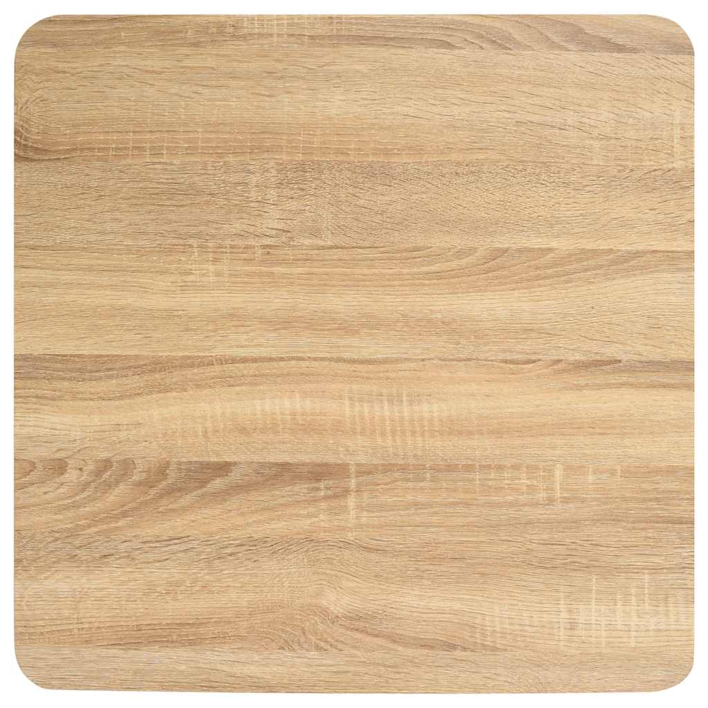 Τραπέζι Bistro Ανοιχτό Καφέ 60 x 60 εκ. από MDF
