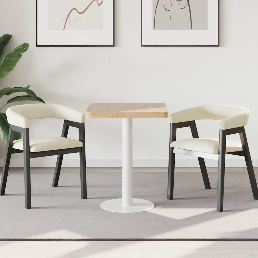 Τραπέζι Bistro Ανοιχτό Καφέ 60 x 60 εκ. από MDF