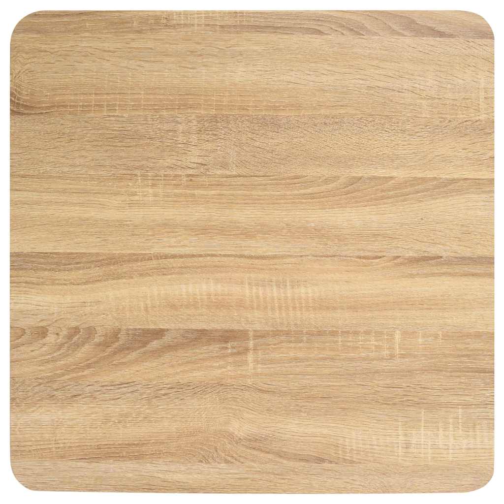 Τραπέζι Bistro Ανοιχτό Καφέ 60 x 60 εκ. από MDF