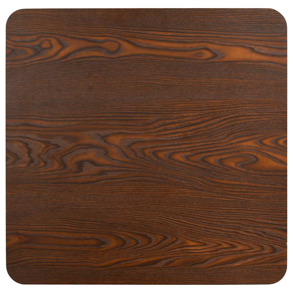 Τραπέζι Bistro Σκούρο Καφέ 60 x 60 εκ. από MDF