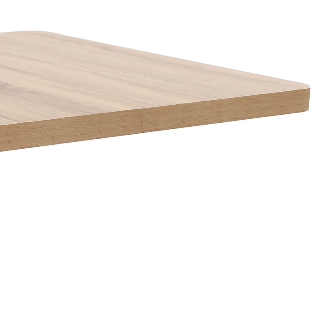 Τραπέζι Bistro Ανοιχτό Καφέ 80 x 80 εκ. από MDF