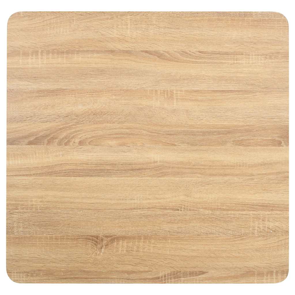 Τραπέζι Bistro Ανοιχτό Καφέ 80 x 80 εκ. από MDF