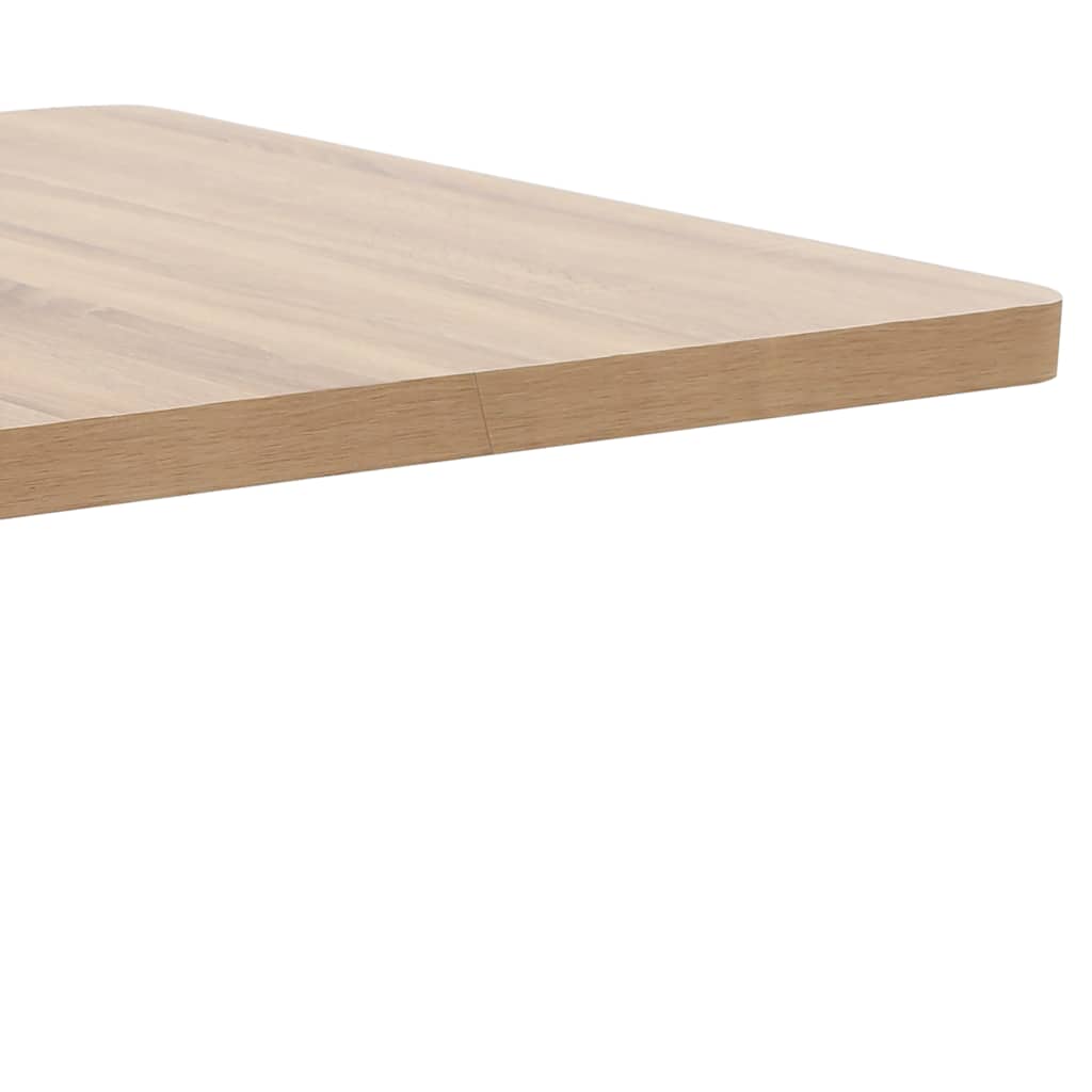 Τραπέζι Bistro Ανοιχτό Καφέ 80 x 80 εκ. από MDF