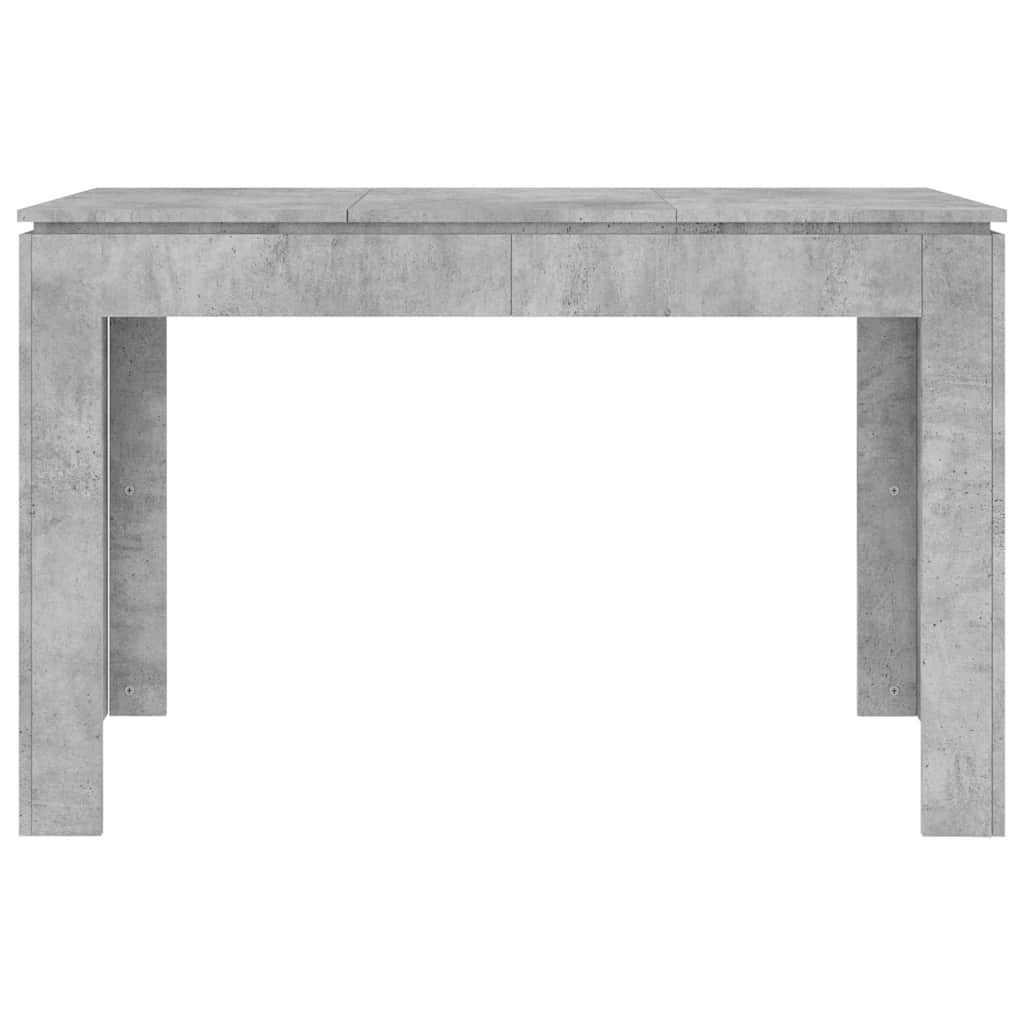 Τραπεζαρία Γκρι του Σκυροδέματος 120x60x76 εκ. από Επεξ. Ξύλο