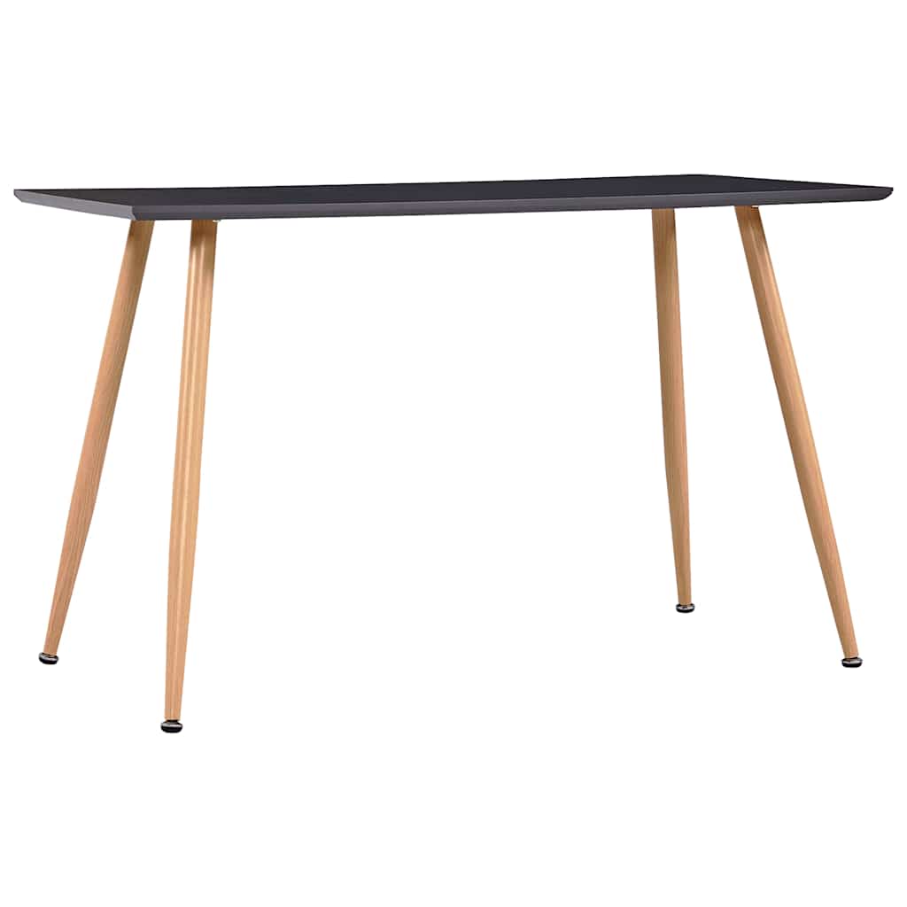 Τραπεζαρία Γκρι / Χρώμα Δρυός 120 x 60 x 74 εκ. από MDF