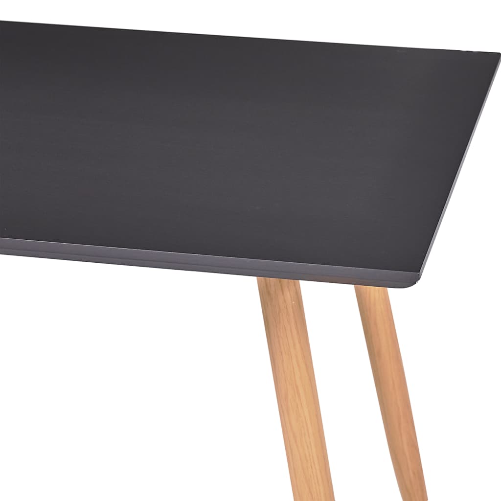 Τραπεζαρία Γκρι / Χρώμα Δρυός 120 x 60 x 74 εκ. από MDF